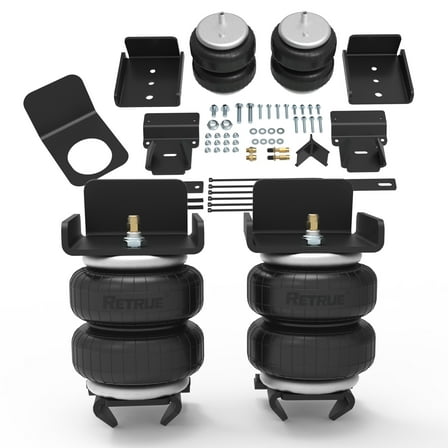 RETRUE Rear Air Bags Suspension Kit Compatible with 2019-2025 Chevrolet Chevy Silverado GMC Sierra 1500 Truck Towing, 5000 Lbs of Load Leveling Capacity, Replacement for Firestone 2609