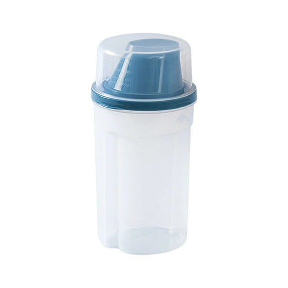 Storage Containers Versatile Dry Food Dispenser with Measuring Funnel Mouth for Kitchen Use Ideal for Grains Rice Cat and Pet Food Food Storage Solution