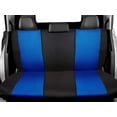 thumbnail image 3 of PIC AUTO 9PCS Blue Mesh and Leather Car Seat Covers Full Set Universal Fit, 3 of 9