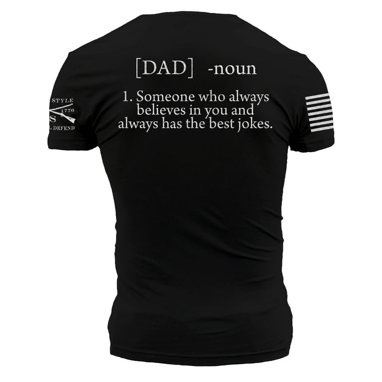 Grunt Style Dad Defined - Men's T-Shirt (Black, 4X-Large) 