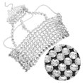 thumbnail image 1 of unbranded Halter Plateado Con Espalda Abierta Y Pedrería Para Mujer, 1 of 6
