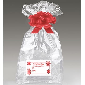 Clear Cello Bags For Gift Baskets - 12x16 Inches, 50 Count Flat Basket Bags