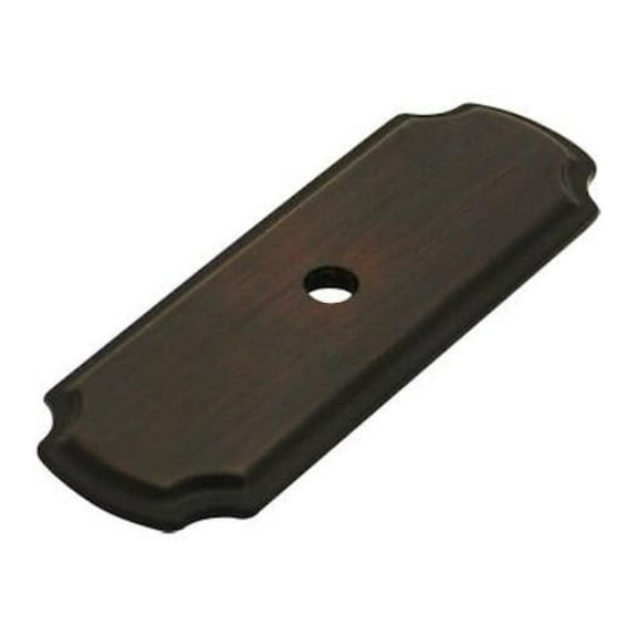 10 Pack - B-112ORB Oil Rubbed Bronze Cabinet Knob Backplate/Back Plate