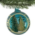 thumbnail image 3 of Holiday Ornament Jewel-Tide Bottle Brush Tree Ball Diorama Glittered Lc0663 Blue, 3 of 3