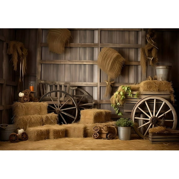 Mehofond Indoor Old Door Hay Backdrop for Photography Kids Birthday Background Vintage Floral Window Candle r Photo Studio