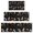 Black Halloween Dancing-1, variant on Black Halloween Dancing Skeletons Kitchen Rugs Sets Of 3,Kitchen Runner Rugs Non Skid Washable,Decorative Kitchen Floor Mats for Kitchen,Sink,Laundry,17"x30"+ 17"x47" + 17"x59"