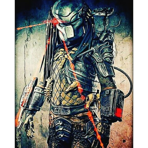 5D Diamond Painting Kits for Adults kids Beginners Paint By Diamond Set Round Full Drill Craft Diamond Art Painting Art Craft Painting Kit-Horror Movie (9)