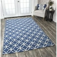 thumbnail image 2 of Alora Decor Holland 9' x 12' Geometric Blue/Ivory Hand-Tufted Area Rug, 2 of 4