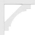 thumbnail image 3 of 3"W x 30"D x 30"H Standard Merced Architectural Grade PVC Bracket with Block Ends, 3 of 11