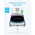 thumbnail image 5 of Anker USB C to Lightning Cable(3FT,White), MFi Certified, 5 of 6