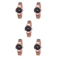 thumbnail image 2 of Inteprter Reloj Star Sky para mujer, correa de malla, de cuarzo analógico para novia, reloj de pulsera, regalo de vacaciones Type2 NO2, 2 of 4