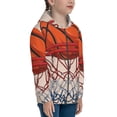 thumbnail image 5 of Pofeuu Basketball Shot Print Teenage Zipper Hoodie Sweatshirts Hooded Casual Jackets With Pocket For Boys Girls-Medium, 5 of 6