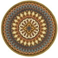 thumbnail image 1 of LR Resources DAZZL54025BRW60RD Tapis Rond Ébloui de 6 Pieds&44; Brun, 1 of 1