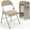 Khaki, variant on Vingli Metal Indoor and Outdoor Conferences Padded Folding Chairs, Gray "1 Set of 6"