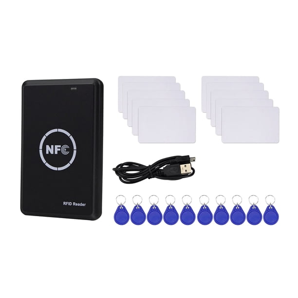 Duplicador de Escritor de Lector RFID, Lector NFC Programador de Tarjeta Inteligente, Decodificador de Tarjeta de Acceso, Tarjetas UID T5577 Grabables