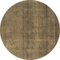 thumbnail image 1 of Ahgly Company Indoor Round Oriental Brown Industrial Area Rugs, 5' Round, 1 of 4