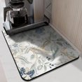 thumbnail image 2 of Washable Rubber Multicolored Flower Leaves Dish Drying Mats for Kitchen Counter Home Large Coffee Bar Pad Accessories and Decor for Utensils Stemware 18''x24'', 2 of 7