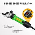 thumbnail image 2 of Professional Electric Sheep Shears 550W with 6 Speeds for Dog Thick Hair and Large Animals, 2 of 6