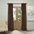 thumbnail image 1 of HPD Half Price Drapes VPCH-190912-108-GRBO Signature Oeillet Rideau de Velours Occultant (1 Panneau), 50 X 108, Java, 1 of 1