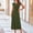 Green, variant on GaThRRgYP Womens Sets 2 Piece Outfits Top and Dress,Women's Set Dress Casual Hanging Solid Color Dress Set Green S