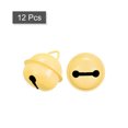 thumbnail image 3 of Jingle Bells, 22mm 12pcs Craft Bells for DIY Holiday Decoration, Party, Home, Festival, Wedding, Light Yellow, 3 of 5