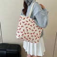 thumbnail image 4 of HJYCHN Boys Backpack Cherry Print 4Pc Set Daypack with Tote Crossbody Pencil Case Back to School Supplies for Kids Bookbag for Girls White, 4 of 9