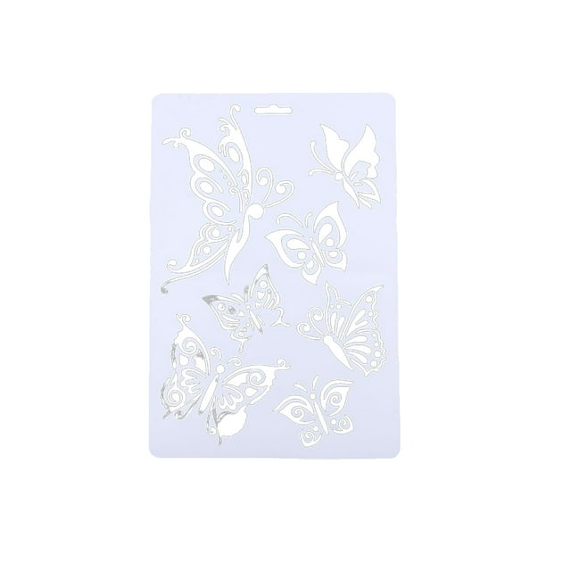 Bewildely Plantillas de mariposas en relieve, plantillas bonitas, accesorios de molde para manualidades DIY, sellos de dibujo, tarjetas de papel para Herramientas y accesorios para hornear Bewildely HA076227-01