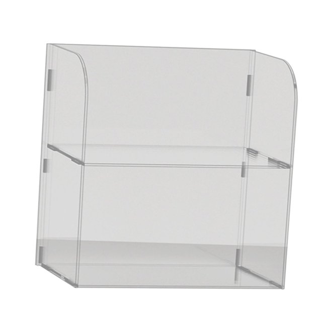 Xuanheng Acrylic Display Rack Stand Risers Shelf Jewelry Holders 20cmx10cmx20cm 2Tier