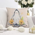 thumbnail image 2 of Trick or Treat Throw Pillow Covers 20x20 Inch Set of 2 Happy Halloween Pumpkin Ghost Pillow Cases Throw Cushion Cover Cushion Cases for Home Office Halloween Decoration, 2 of 6