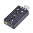 thumbnail image 2 of Deyuer USB External 7.1 Channel Sound Card 3.5mm Jack Microphone Audio Adapter for PC,1#, 2 of 8