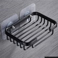 thumbnail image 4 of Soporte para jabón de baño montado en la pared Sunnimix negro, 4 of 8