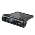 thumbnail image 1 of Car Solar Digital Clock with LCD Time Date In-Car Temperature Display for Outdoor Personal Car Part Decoration A, 1 of 5