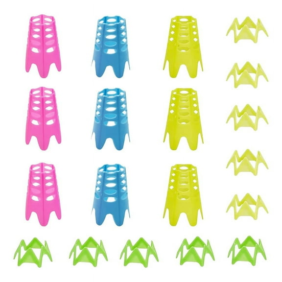 Golf Simulator Tees,19Pcs Practice Golf Tees for Turf and Driving Range Indoor Tee Golf Training Tee plastic