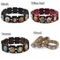 thumbnail image 5 of QQTDFG Religious Black Color Wooden Bracelet Jesus Bracelet Bangle Jewelry Gift-brown, 5 of 9