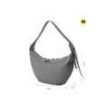thumbnail image 3 of Totto Bolsa De Dama - Mujer Crossbody Bandolera - A Color Gris Oscuro Diseño De La Tela Lisa gris M, 3 of 5