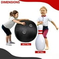 thumbnail image 4 of Gamecraft Jumbo Inflatable Bowling Set w/18" Inflatable Ball, 10 Count Pack, 4 of 6