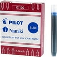 thumbnail image 1 of Pilot Universal Fountain Ink Cartridges, Blue Ink, 6 Count, 1 of 1