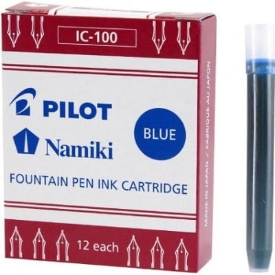 Pilot Universal Fountain Ink Cartridges, Blue Ink, 6 Count
