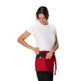thumbnail image 4 of Delantal de Cintura Chef Works Rojo Unisex con Bolsillos Talla Única, 4 of 4
