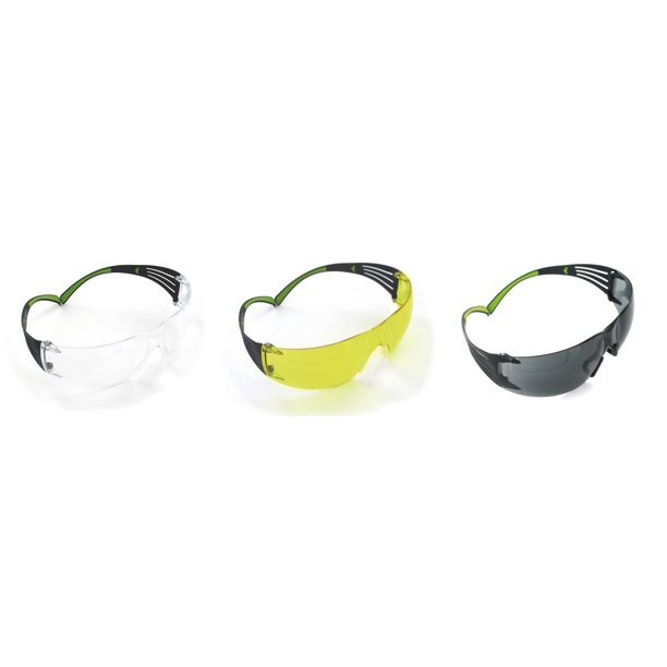 Lentes de seguridad Peltor SF400, paquete de 3, transparente, ámbar y gris