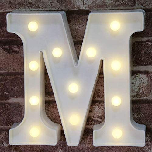 Buy Wholesale China Led Marquee Letter Lights Newly Design Light Up Letters  For Events Wedding Party Birthday Home Bar D & Letter Lights Sign Alphabet Letters  Light Up at USD 3.11