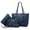 Blue, variant on ibiyuan Womens Tote Bag Retro 4Pcs Handbag Set for Women, Large Capacity Tote Messenger Clutch Wallet Fashion Daily Travel Collection Gifts For Teen Girls