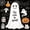 Style 1, variant on Tchckioa Black Halloween Cute Ghost Shower Curtain for Bathroom,72x72 Inch Waterproof Hooks Bath Curtain