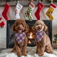 thumbnail image 4 of Dog Bandana 2 Pack,Red White and Blue Star Striped Pattern Bandanas for Dogs,Cat Bandana,Small/ Large Dog Bandana 2 Size,Dog Bandanas, 4 of 6