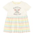 thumbnail image 3 of Inktastic My Great Aunt Loves Me Elephant Girls Baby Dress, 3 of 5