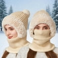 thumbnail image 4 of KANG Winter Thermal Scarf Hat For Outdoor Activities Fleece Lined Cold Weather Face Windproof Ear Warmers, 4 of 5