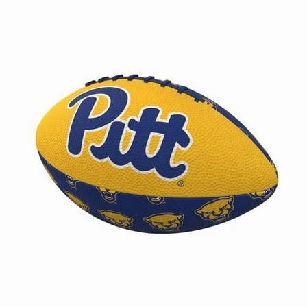 Logo Brands 198-93MR-3 Pittsburgh Repeating Mini-Size Rubber Football
