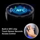 thumbnail image 3 of Anillo Inteligente R05 con Función NFC, Control Táctil por Gestos, Monitor de Ritmo Cardíaco y Sueño, Modo Multideportivo, Resistente Al Agua Hasta 5 ATM, Tipo 9., 3 of 5