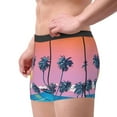 thumbnail image 4 of Bingfone Beach With Palm Trees Men'S Underwear - Casual Stretch Boxer Briefs-Small, 4 of 9