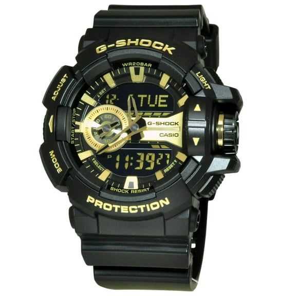 Men's GA400GB-1A9 Black Resin Quartz Watch